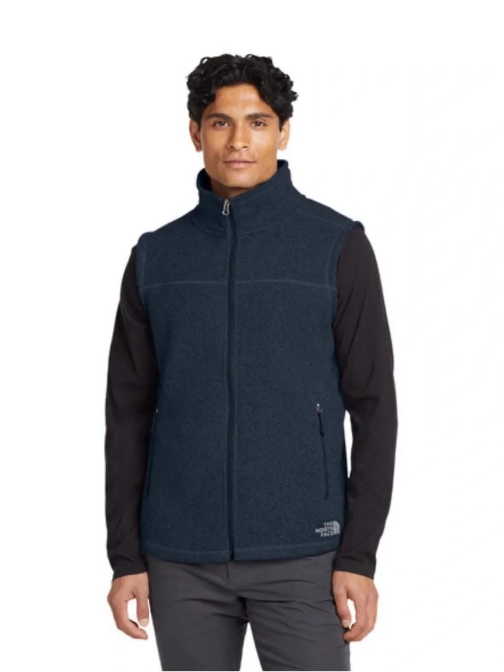 NWT The North Face Men’s Sweater Fleece Vest Urban Navy Heather Size M